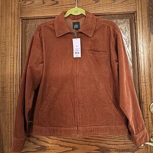 Wild Fable Burnt Orange Zip-Up Corduroy Jacket - NWT